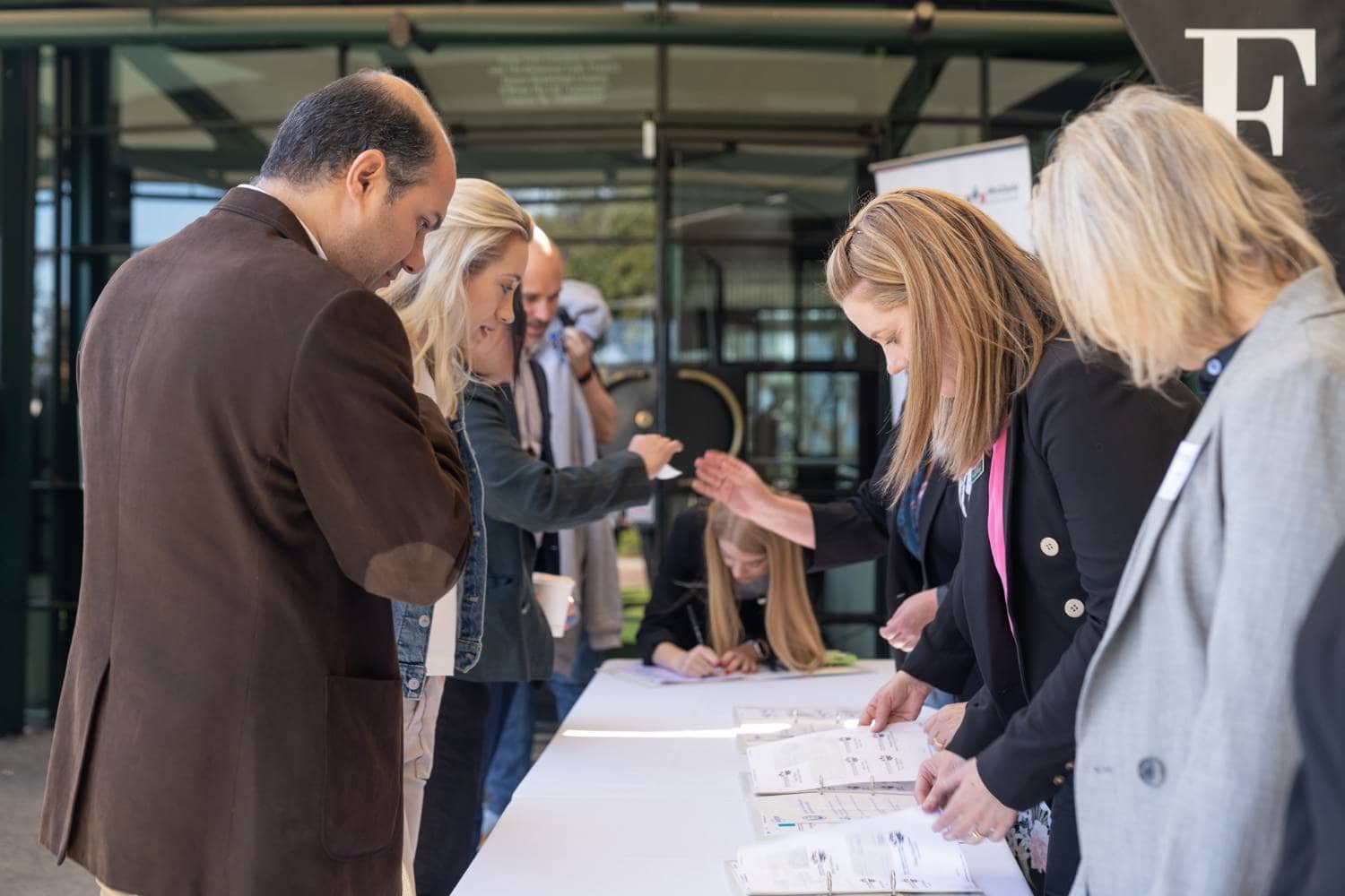 Registration desk